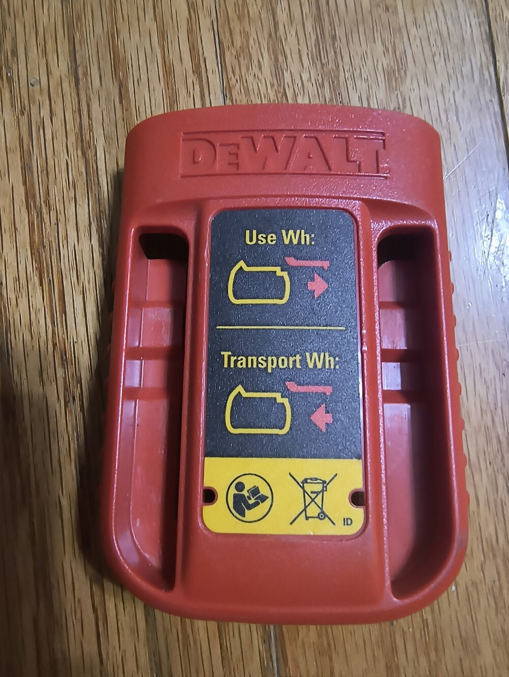 DeWalt Transport Safety Pack battery cover part # N455001